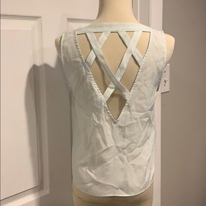 BCBGeneration lattice back top mint Size Xxs